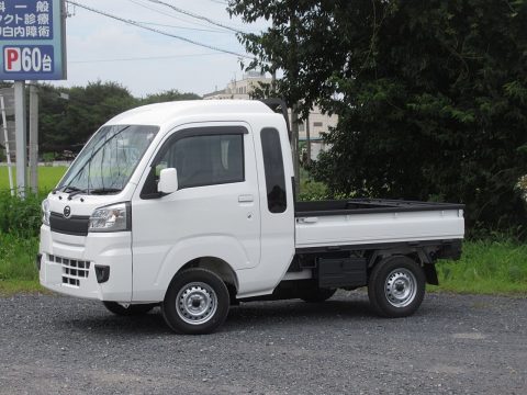 新車ハイゼットジャンボ　荷台ベットライナー塗装